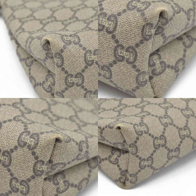 Gucci GG  Gucci Plus PVC Leather Pouch Clutch Bag