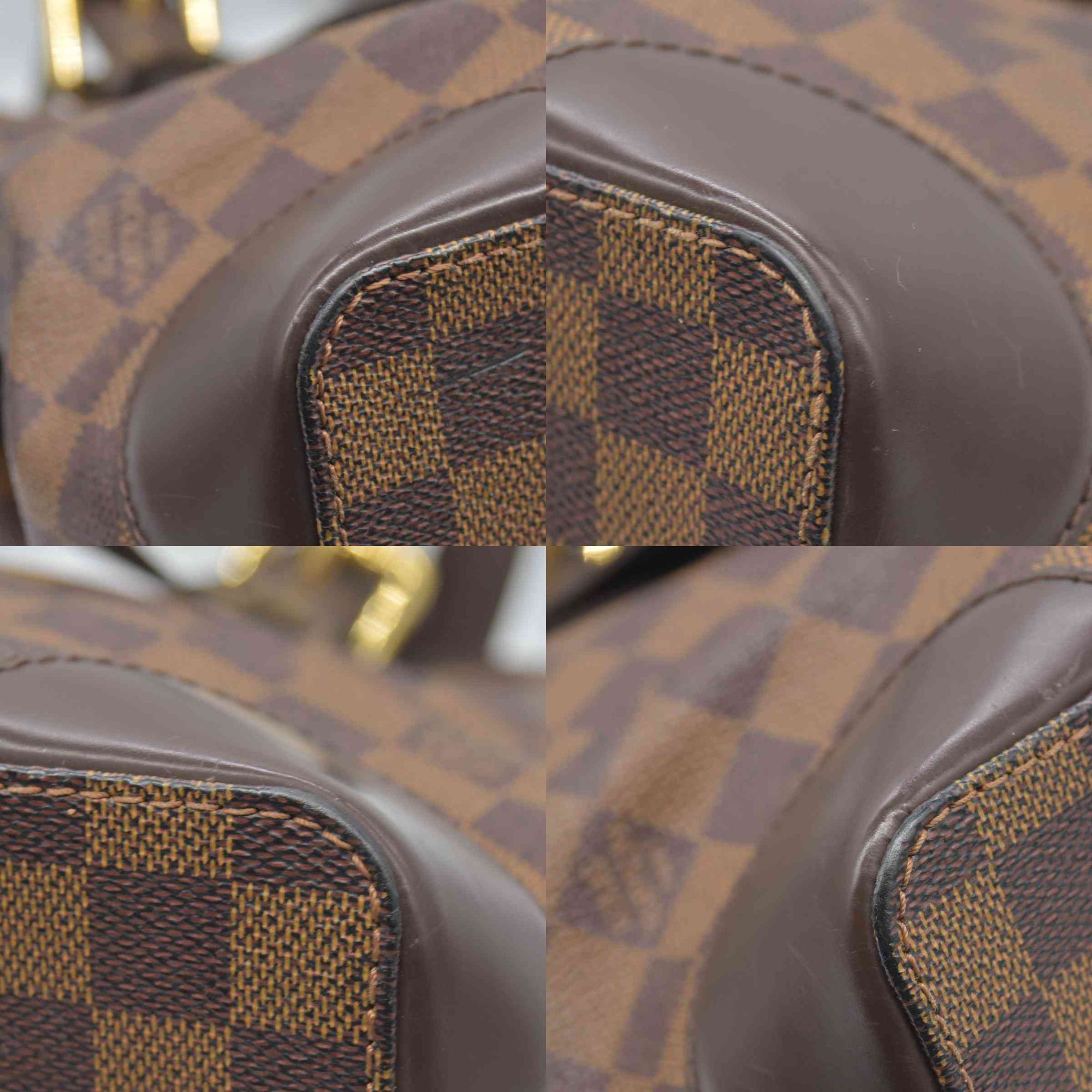 $1880 Louis Vuitton Damier Ebene Hampstead MM CONSIGNMENT