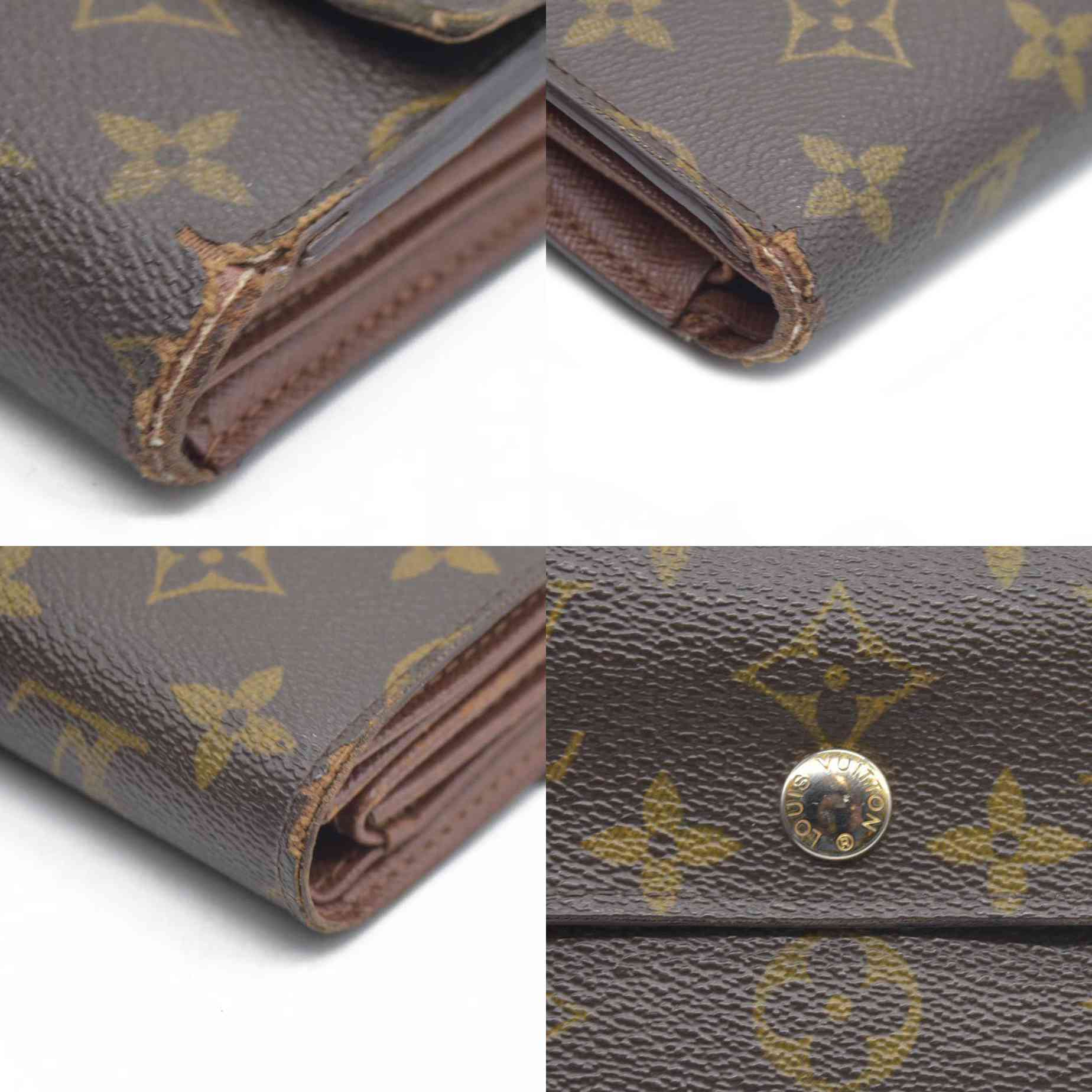 LOUIS VUITTON Monogram Alexandra Trifold Wallet