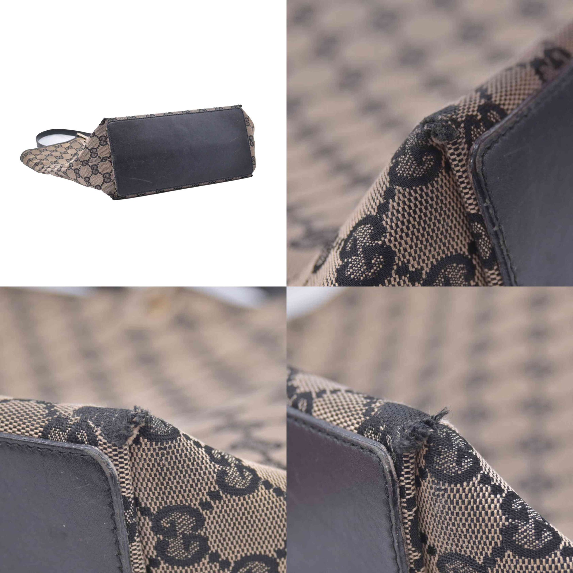 $875 Gucci GG Canvas GG Canvas Tote Bag