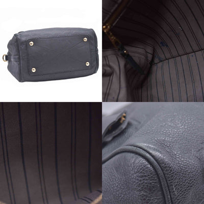 $3050 2014 Louis Vuitton Empreinte Speedy Bandouliere 30 Black 10021270 AH1174