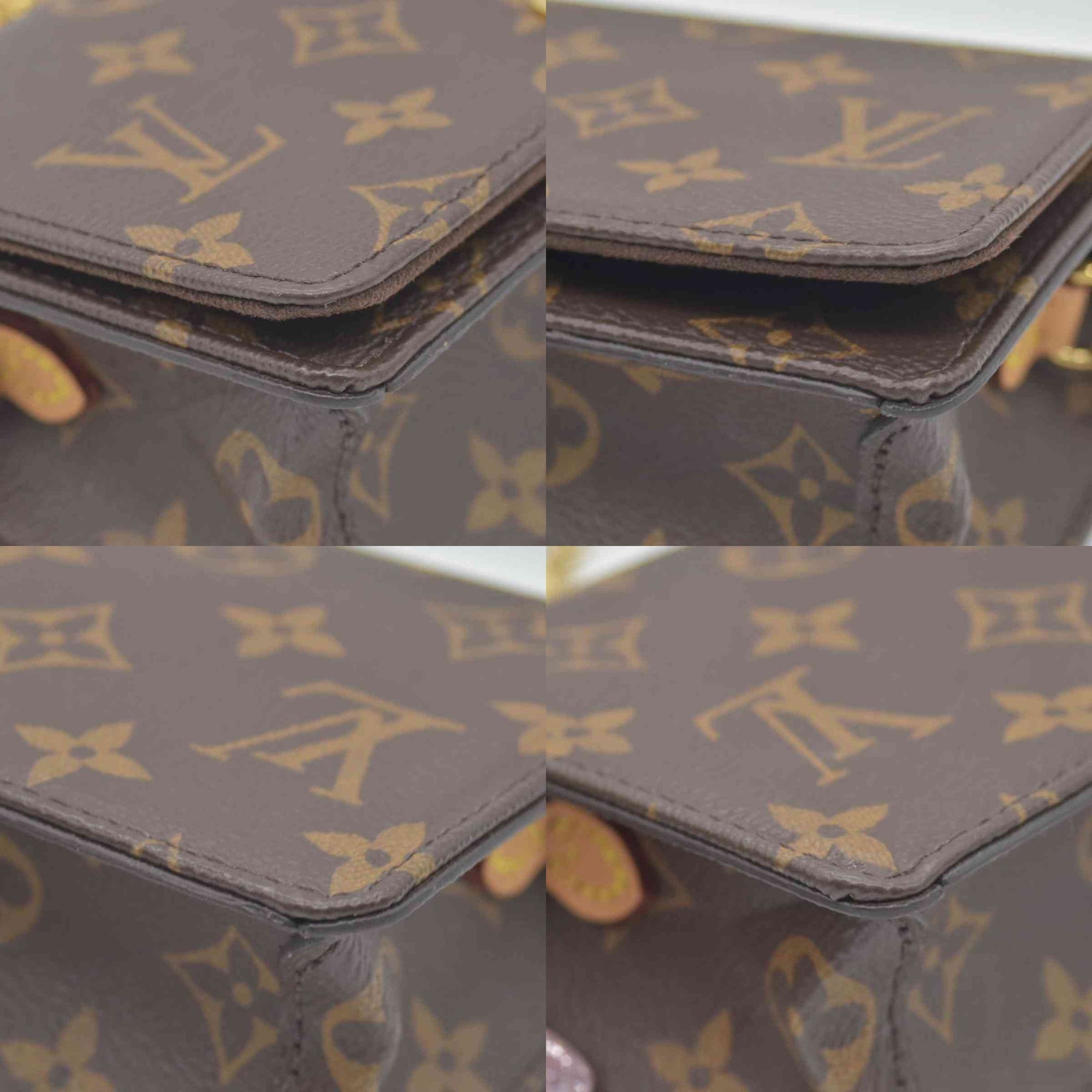$1750 Louis Vuitton Monogram Wallet On Chain Lily