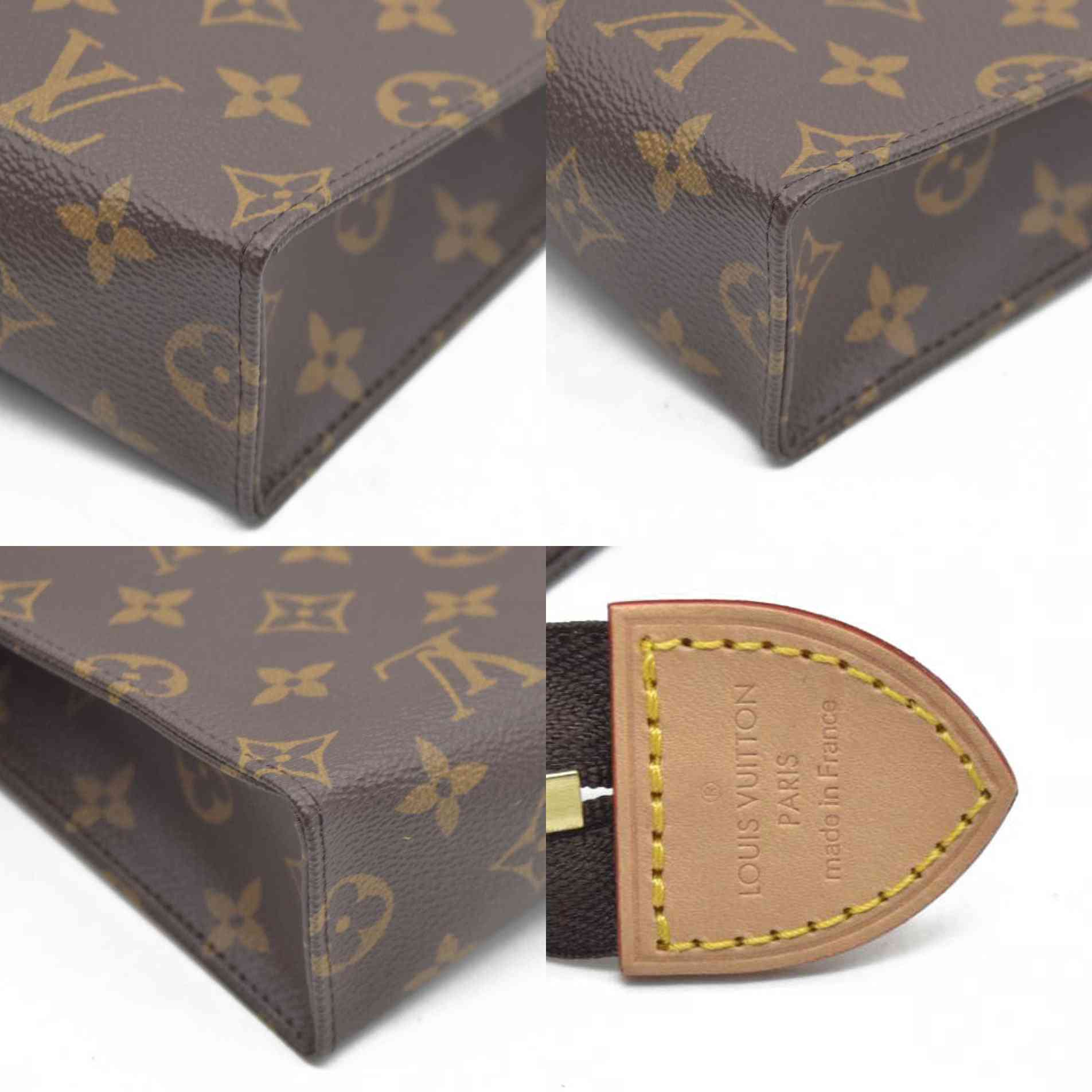 $1290 Louis Vuitton  Monogram Toiletry Pouch 26 Pink RFID