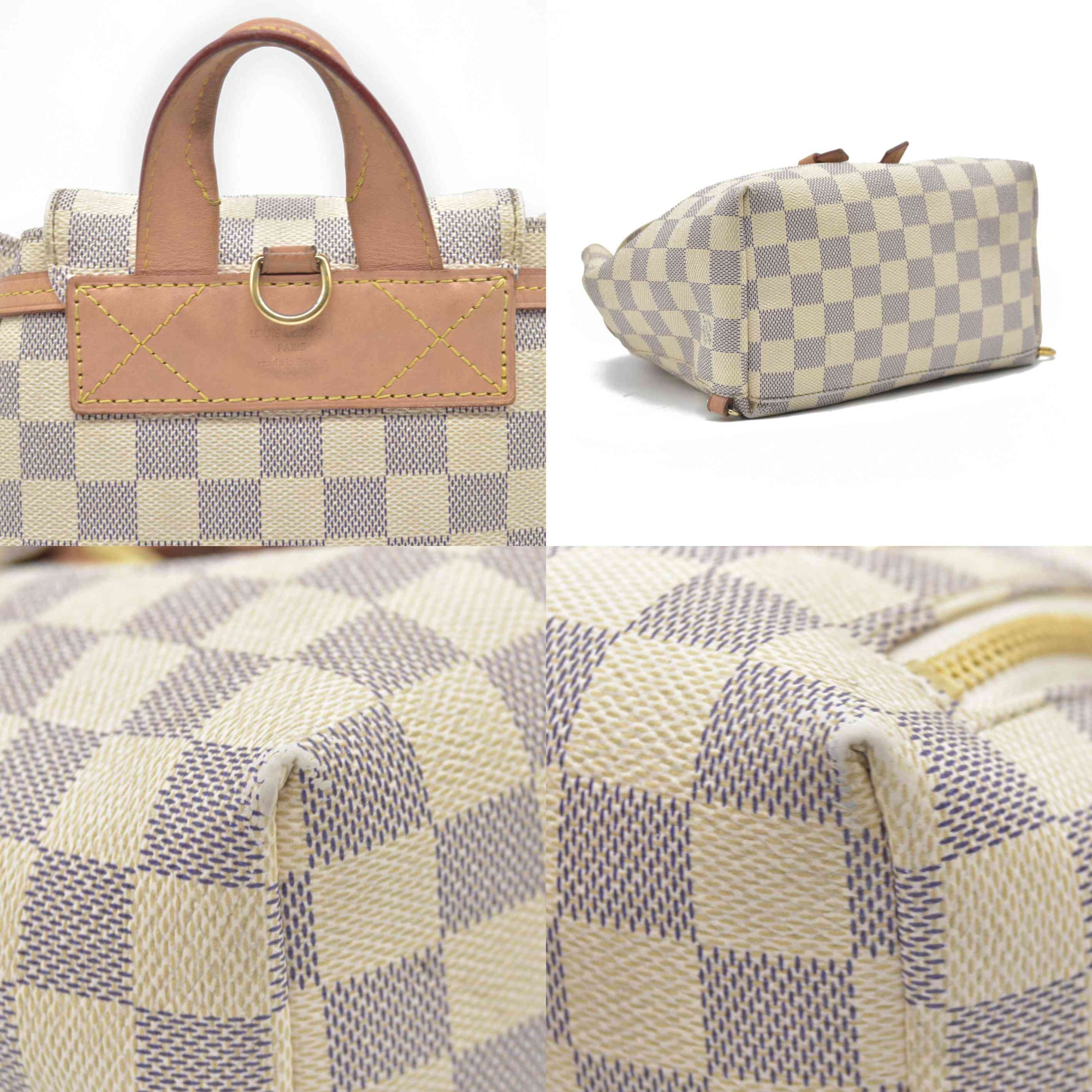 AUCTION Louis Vuitton  Damier Azur Sperone BB Backpack $2000