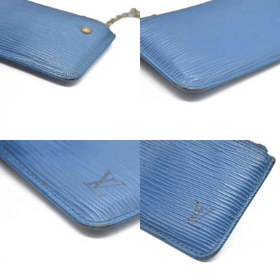 Louis Vuitton Epi Key Pouch Blue CA0995
