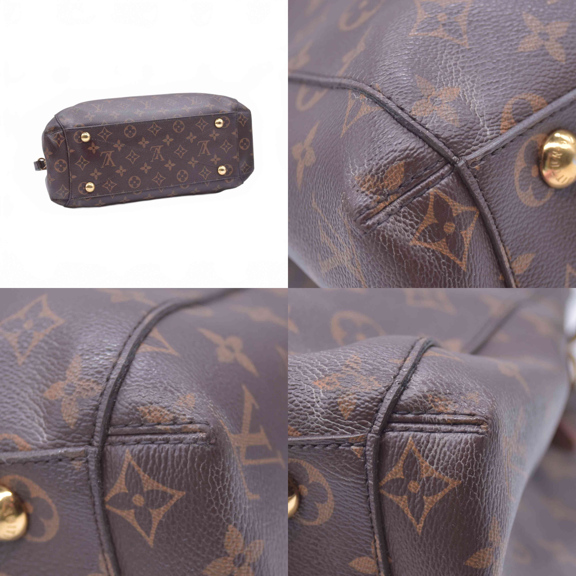 $2910 2015 Louis Vuitton Monogram Montaigne MM CA3115