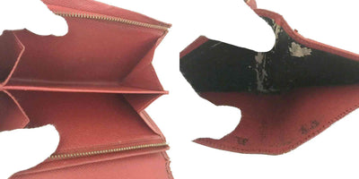 $720 1999 Louis Vuitton Epi Porte Monnaie Billets Tresor Leather Bifold Wallet MI1919