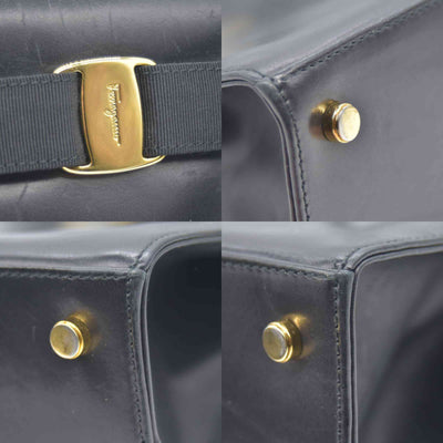 $1620 CONSIGNMENT Salvatore Ferragamo Vara Bow Shoulder Bag