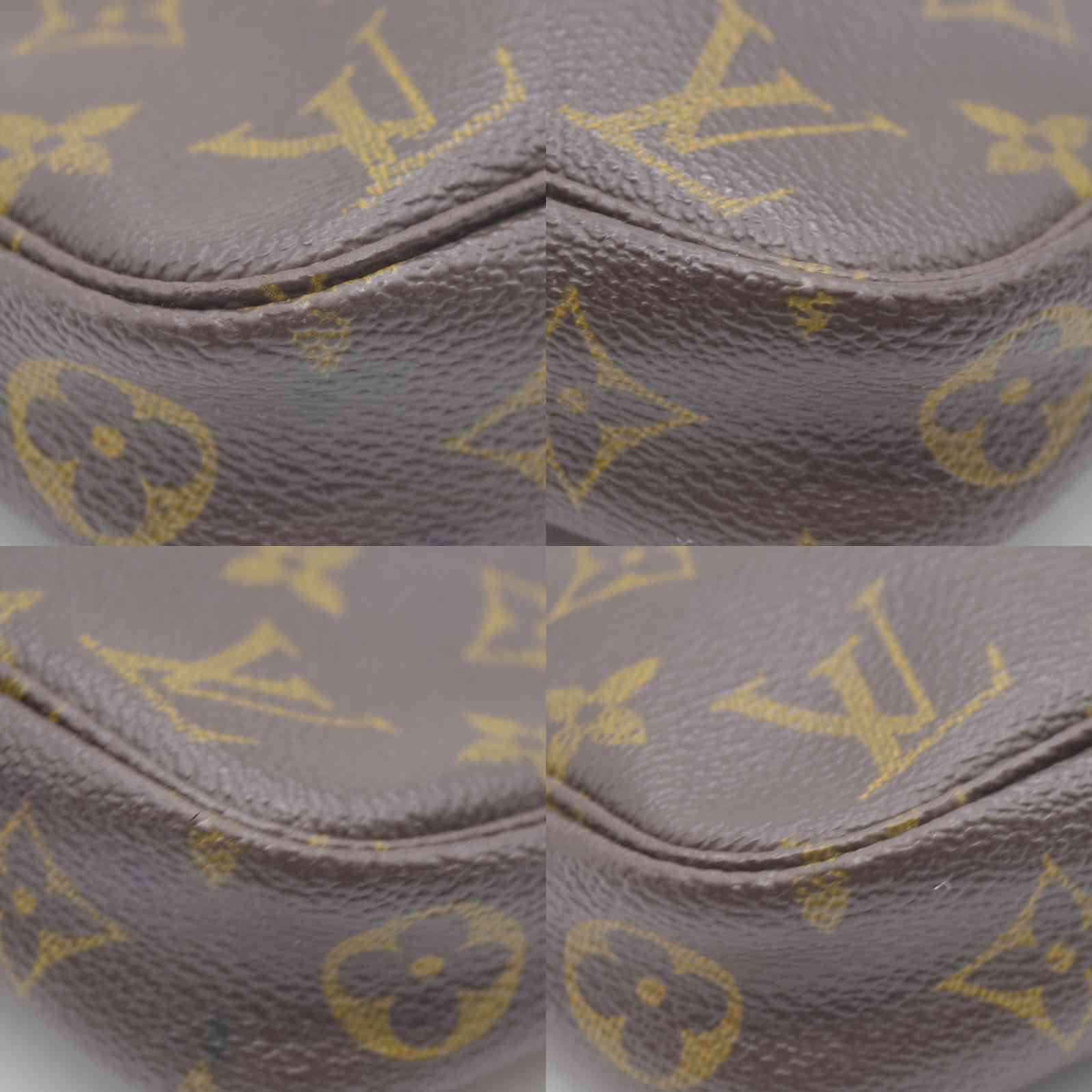 AUCTION $1290 Louis Vuitton Monogram Pochette Accessories AR1011