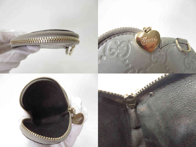 $520 GUCCI Guccissima Leather Coin Purse Compact Wallet