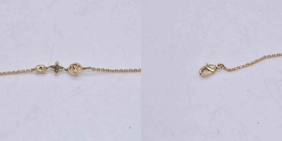 $520 LOUIS VUITTON Monogram Idylle Bracelet Gold CONSIGNMENT 10021648