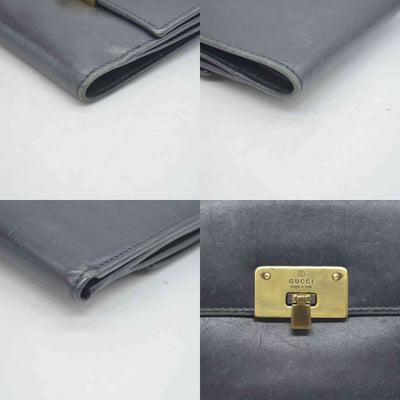 $490 GUCCI Black Leather Bi-fold Wallet CONSIGNMENT
