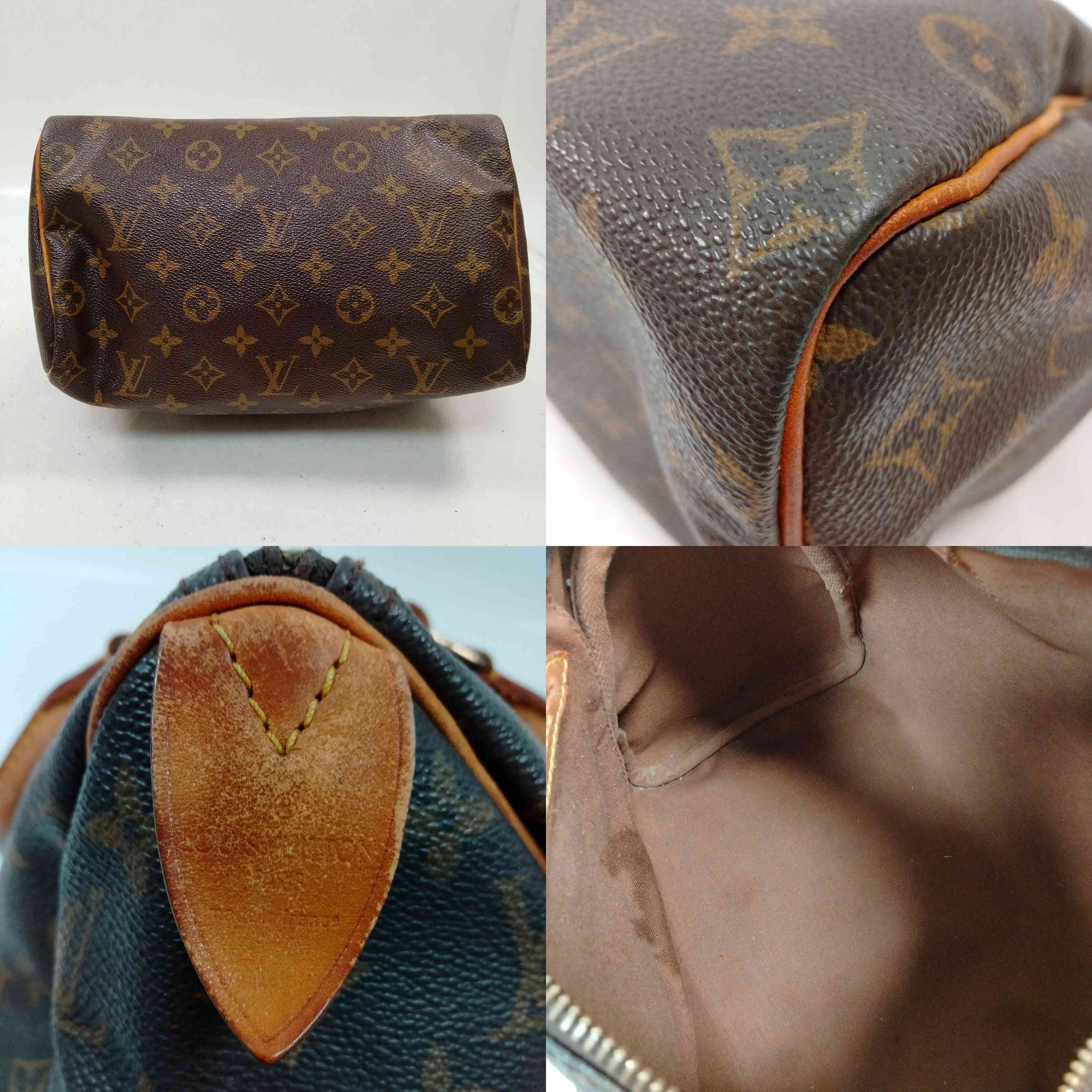 $1490 1988 Louis Vuitton Monogram Speedy 25 MI8812