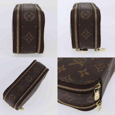 $750 2002 LOUIS VUITTON Monogram Trousse Blush PM VI0092