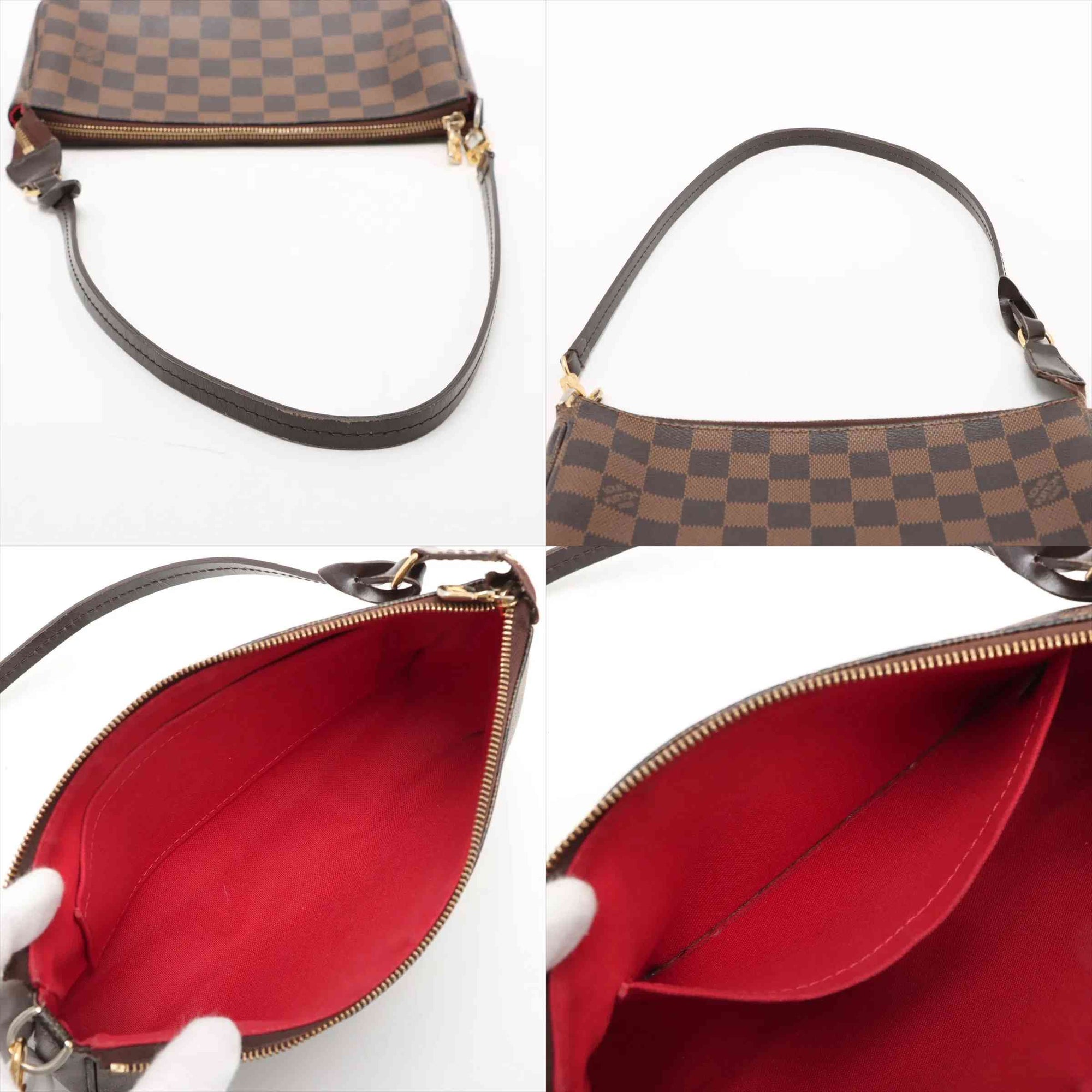 Louis Vuitton Damier Pochette accessoir N41206 Brown