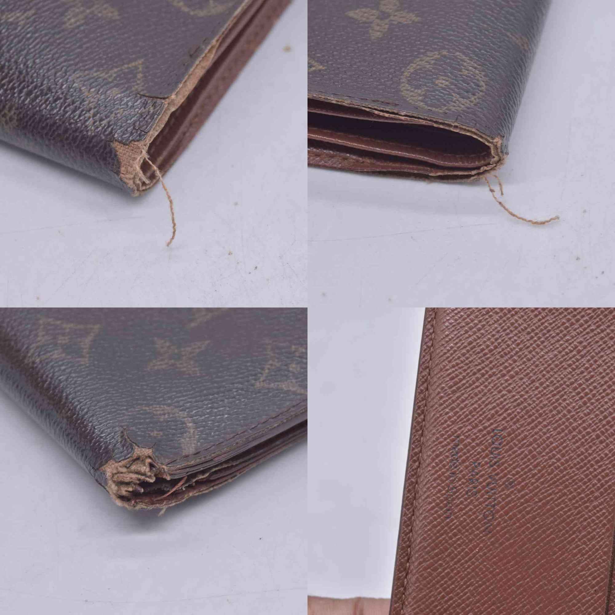 $480 LOUIS VUITTON Monogram Compact Bifold Wallet CONSIGNMENT 10021587