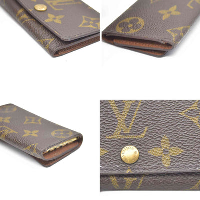 Louis Vuitton Monogram Multicles 4 Ring Key Case Brown TH0959