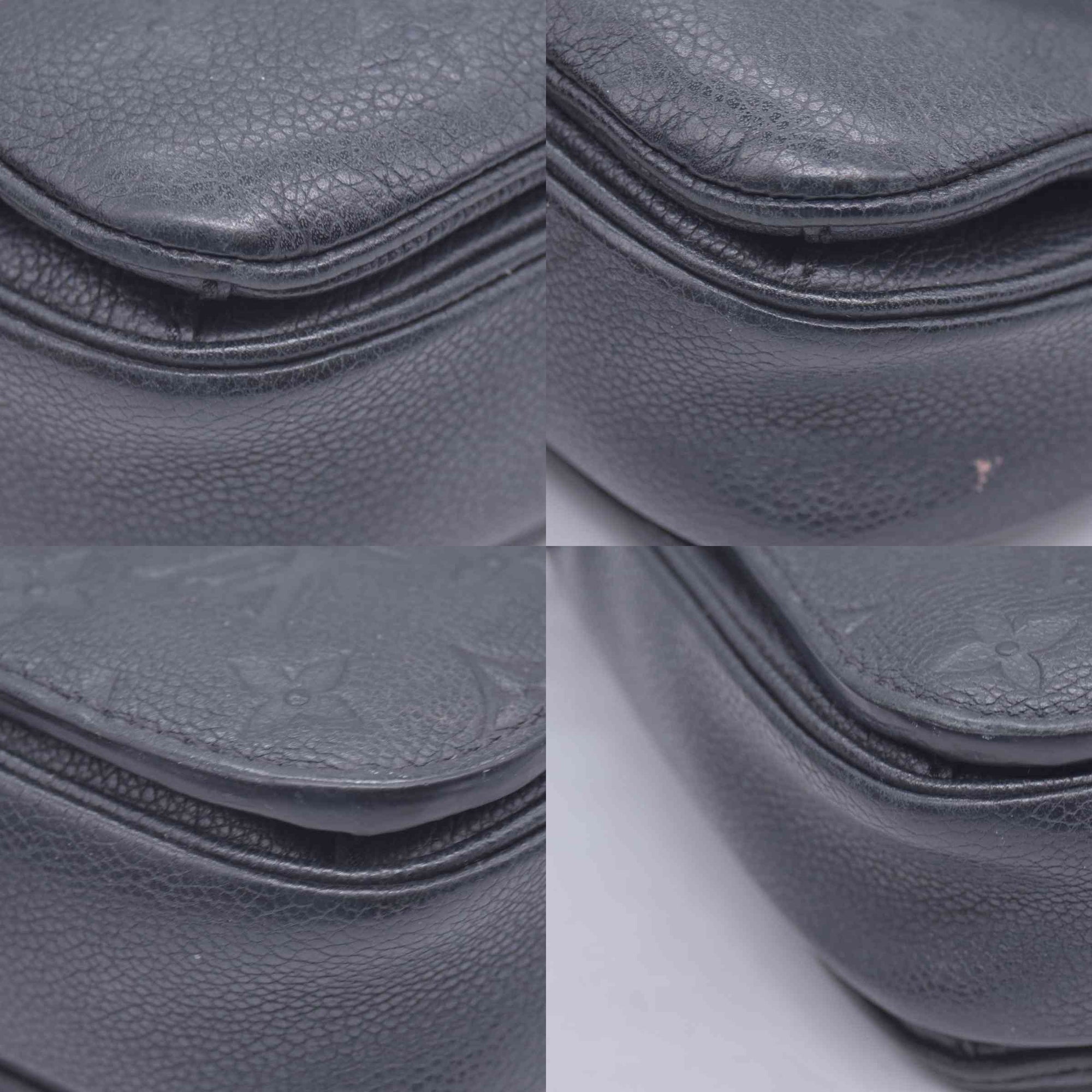 $3100 Louis Vuitton Empreinte Pochette Metis Black RFID 10021105