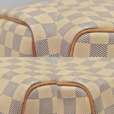 $1550 Louis Vuitton Damier Azur Speedy 30 MB0184