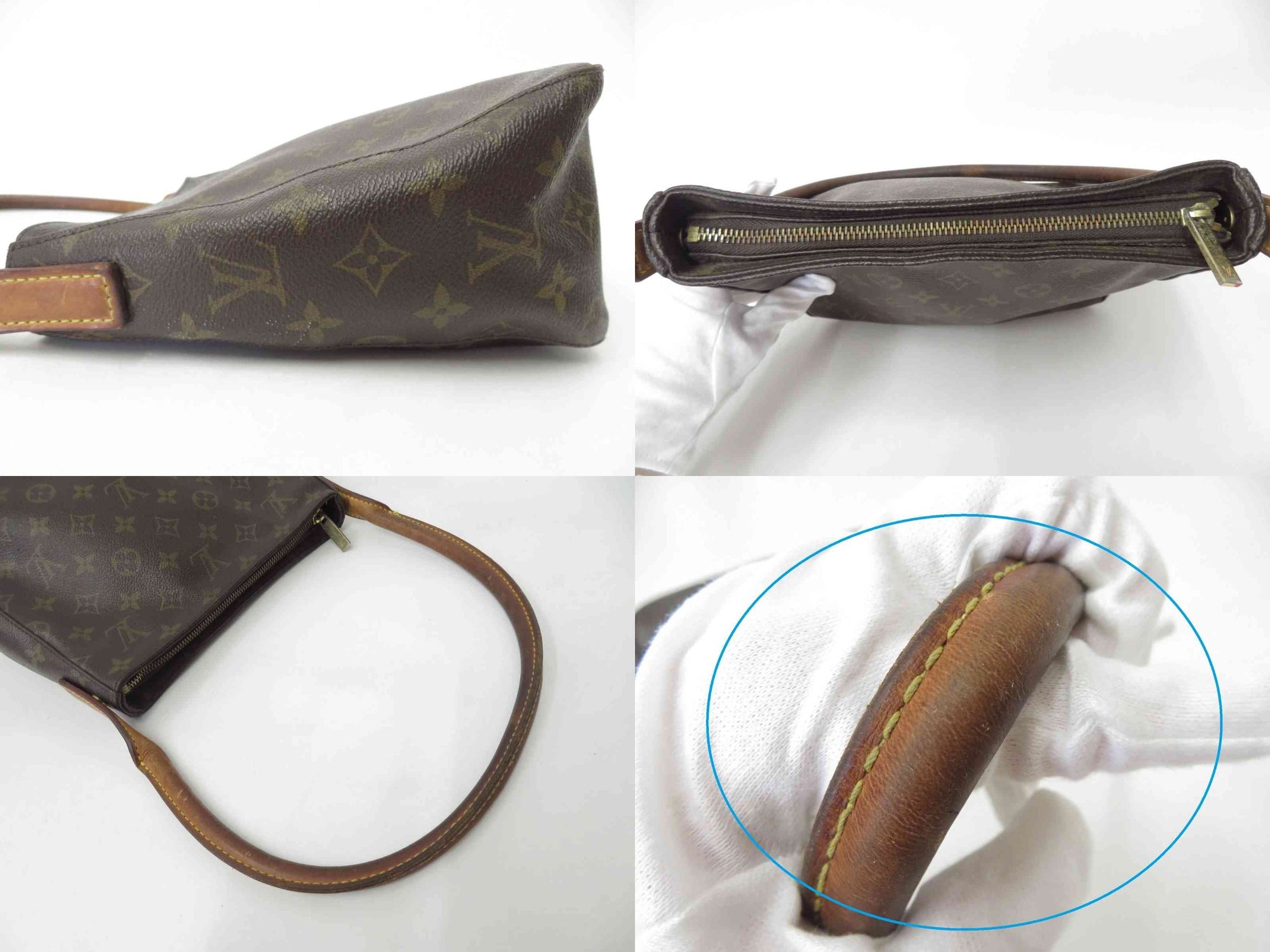 $1,380 2003 Louis Vuitton Monogram Looping MM FL0033
