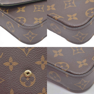 $1760 RFID Louis Vuitton  Monogram Felicie Strap & Go Kaki