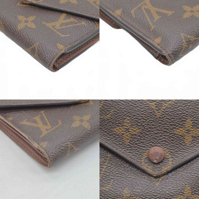$605 Louis Vuitton Monogram Victorine Tri-fold Wallet SP5116