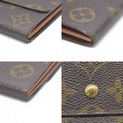Louis Vuitton $725 Monogram Portefeiulle Sarah Long Bifold Wallet AN1920 CONSIGNMENT