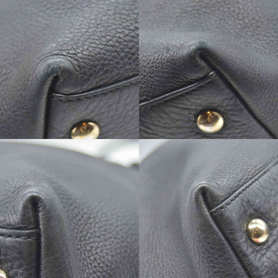 $2150 CONSIGNMENT GUCCI Cellarius Calfskin Small Soho Top Handle Satchel Black