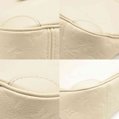 LOUIS VUITTON Trianon PM Monogram Emprreinte Handbag Creme