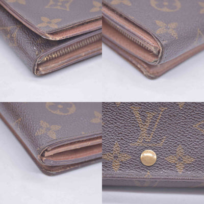 $560 1994 Louis Vuitton Monogram Porte Monnaie Billets Tresor Bifold Wallet MI0944 CONSIGNMENT
