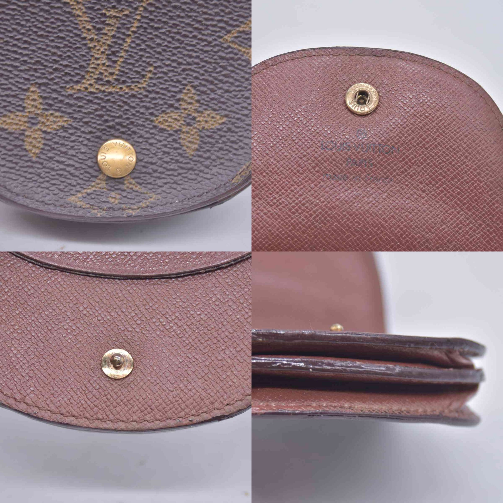 $330 1996 Louis Vuitton Monogram Porte-Monnaie Gousset Change Purse CT0936 CONSIGNMENT 10020910