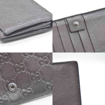 Gucci Guccissima Continental Flap Wallet Brown CONSIGNMENT