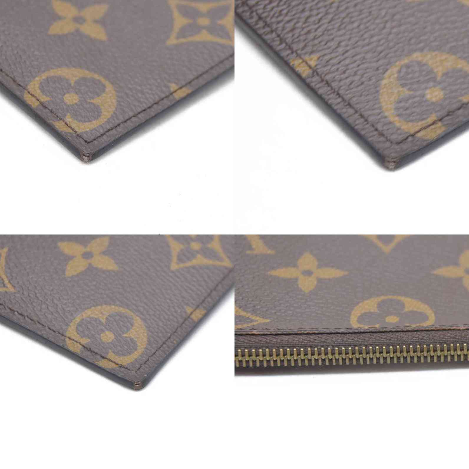 Louis Vuitton  Monogram Felicie Chain Wallet Zippered Insert Fuchsia