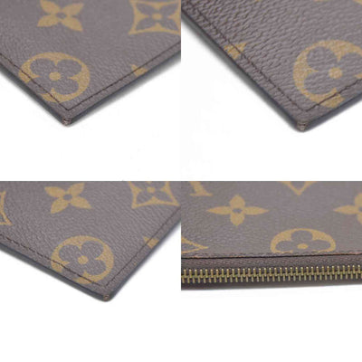 Louis Vuitton  Monogram Felicie Chain Wallet Zippered Insert Fuchsia