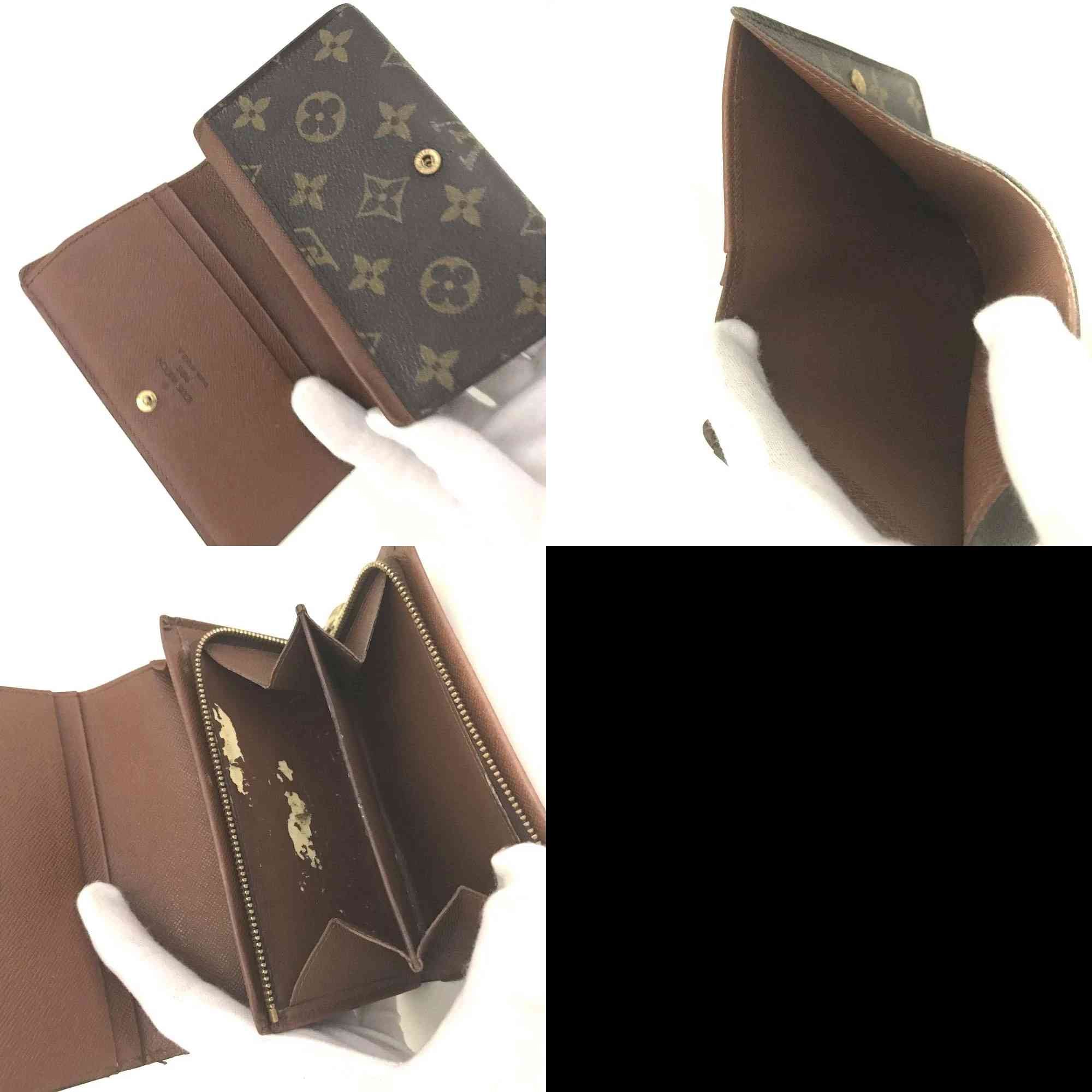 Louis Vuitton Monogram Porte Monnaie Billets Tresor Bifold Wallet SD0061