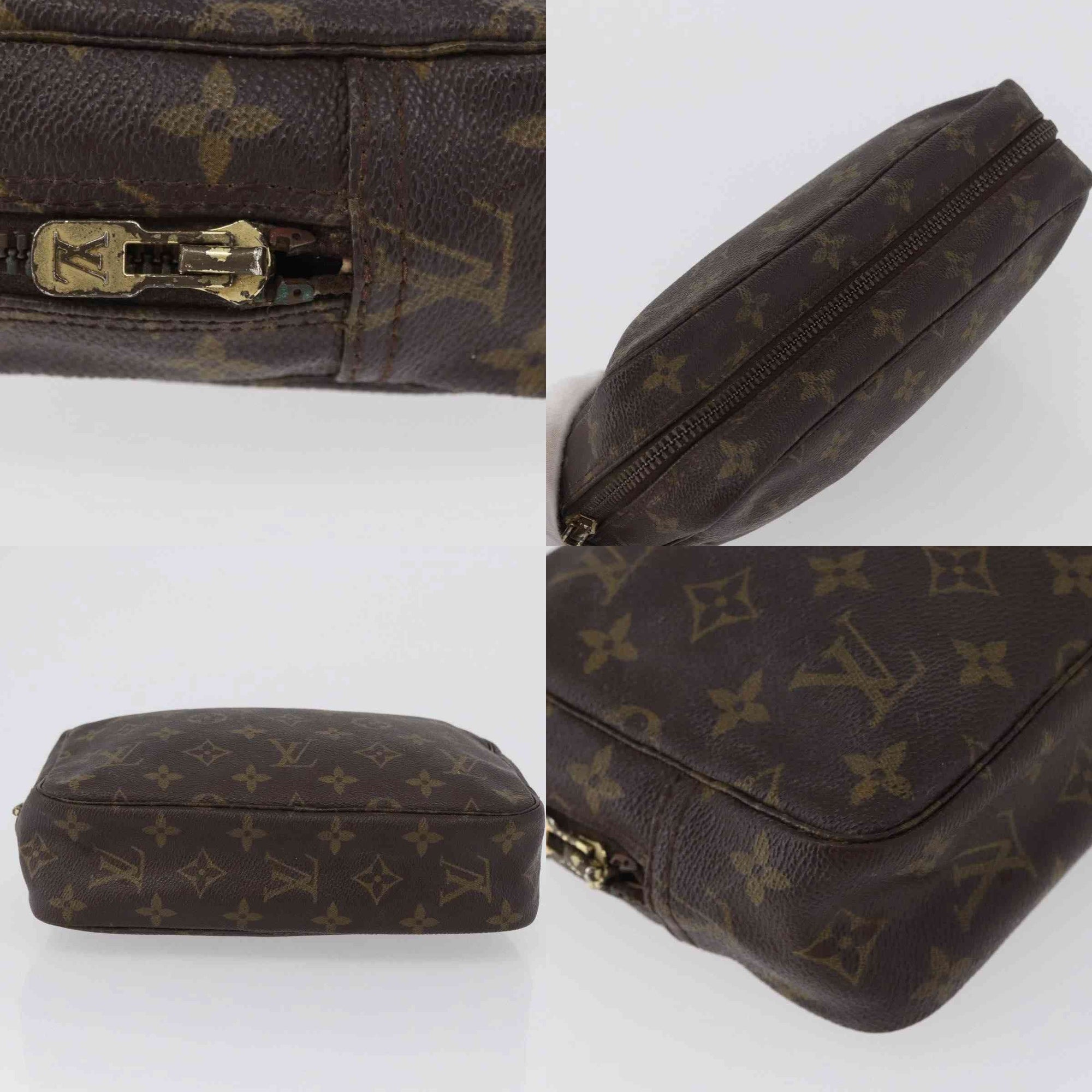 $600 LOUIS VUITTON Monogram Trousse Toilette 23 FRANCE VINTAGE