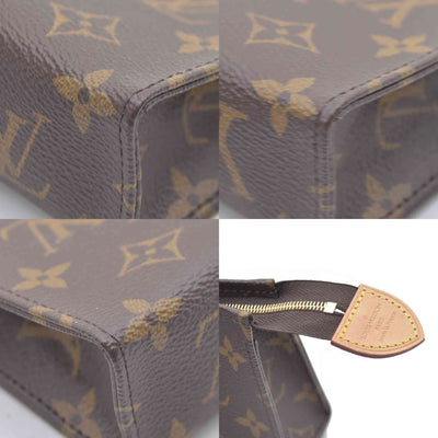$700 Louis Vuitton  Monogram Toiletry Pouch 15 Fuchsia RFID