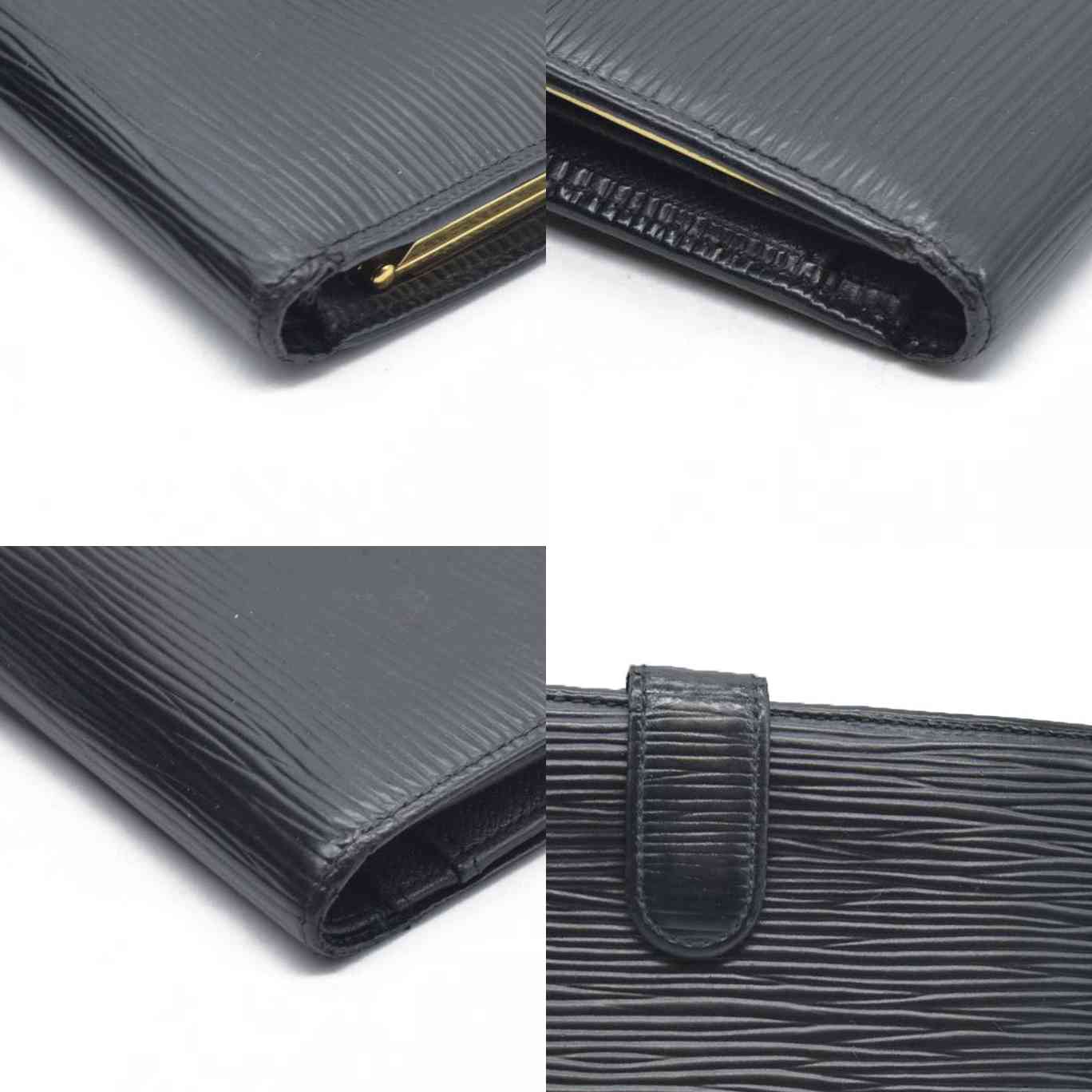 $905 LOUIS VUITTON Epi Porte Monnaie Billets Viennois Wallet MI1916