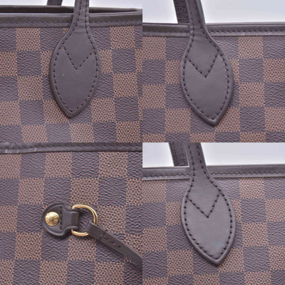 $2310 Louis Vuitton Damier Ebene Neverfull GM with Pouch RFID