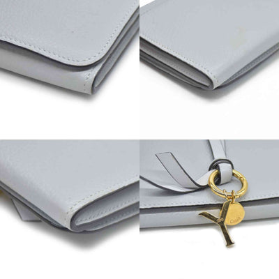 AUCTION $595 Chloe Alphabet Leather Bifold Long Wallet