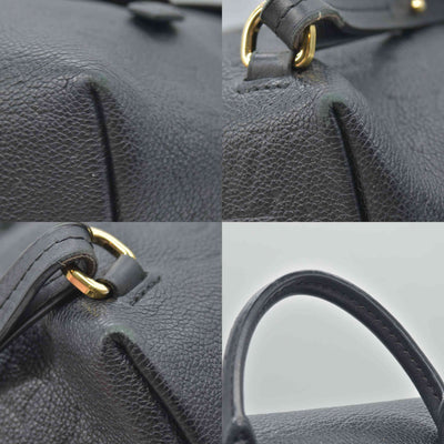 $2980 Louis Vuitton Black Montsouris Empreinte Noir Black Backpack 2020 10019957