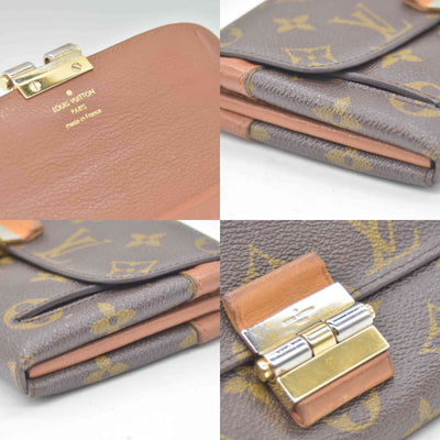 Louis Vuitton  LV Monogram Coated Canvas Elysee Wallet CONSIGNMENT