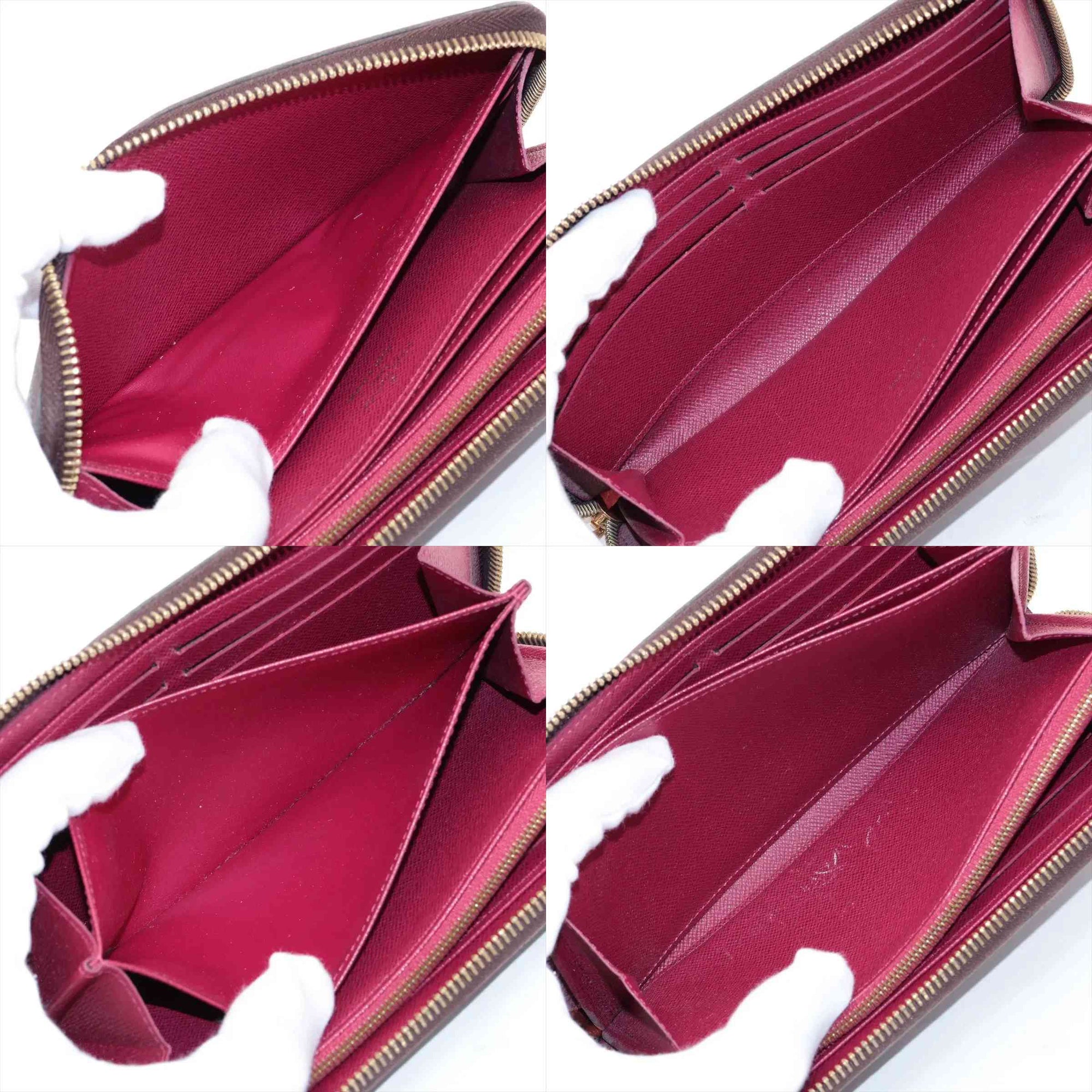 $915 LM0280 2020 Louis Vuitton Monogram Zippy Wallet Fuchsia