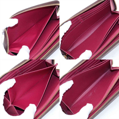 $915 LM0280 2020 Louis Vuitton Monogram Zippy Wallet Fuchsia