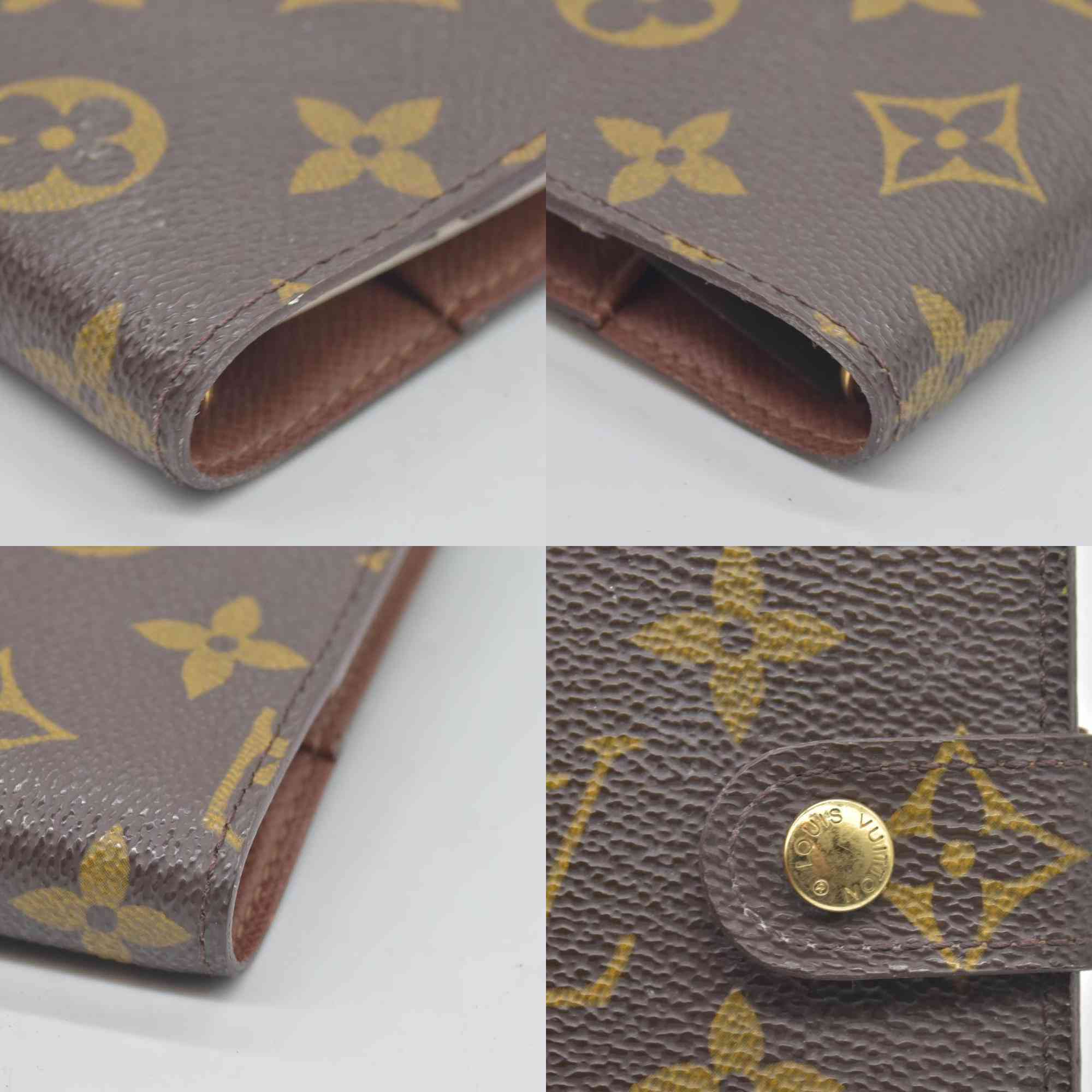 $505 LOUIS VUITTON Monogram  Agenda PM Day Planner Notebook Cover SP1020