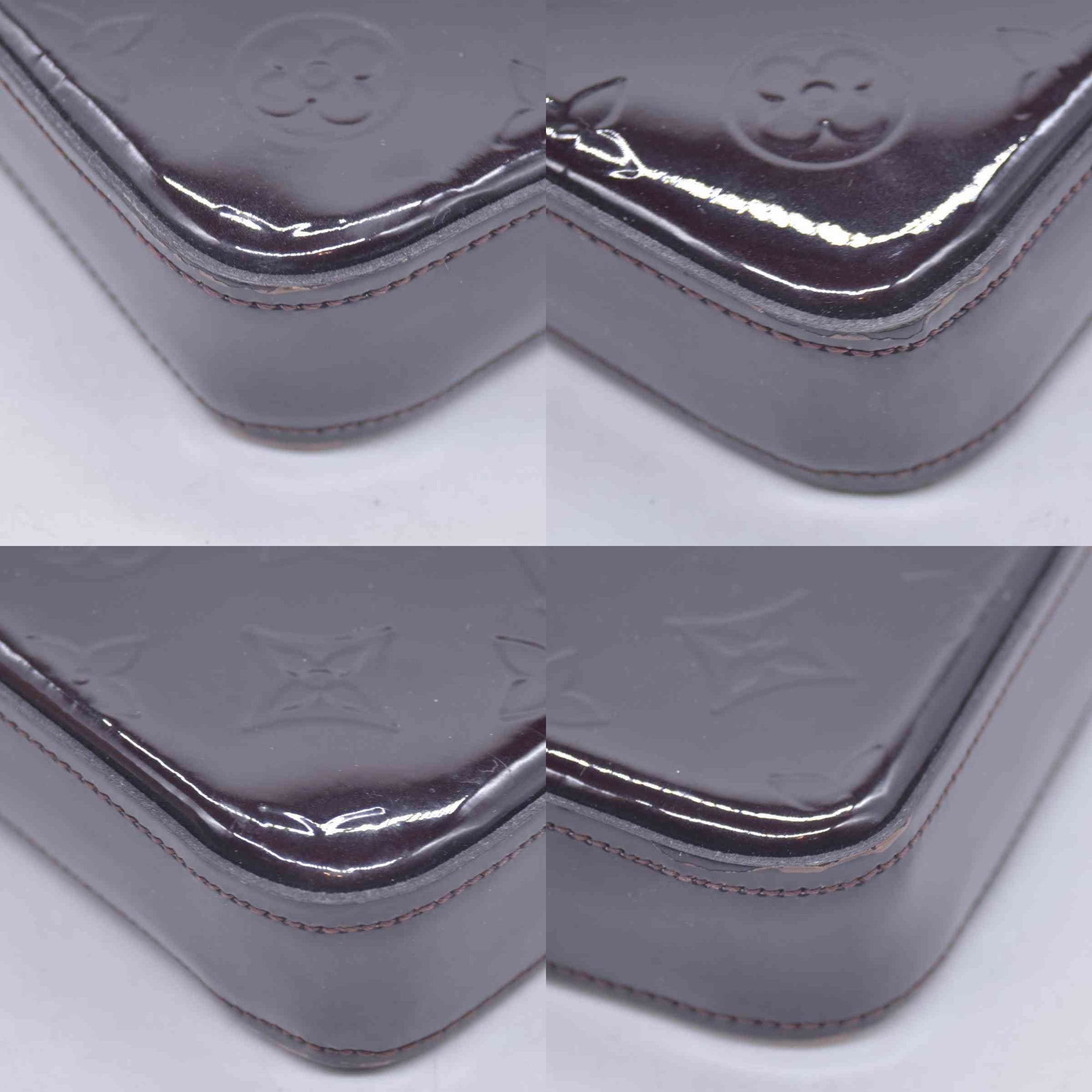 Louis Vuitton Vernis Pochette Felicie Chain Wallet Amarante CONSIGNMENT