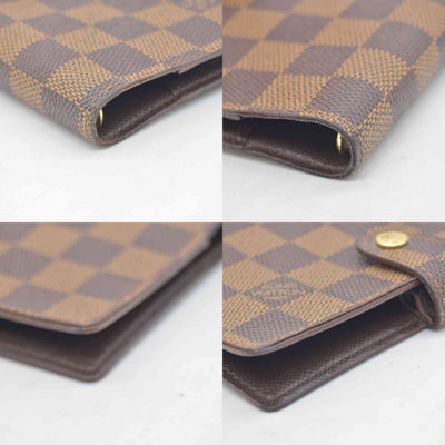 $505 1997 Louis Vuitton Damier Ebene Agenda Cover Small  CA0977
