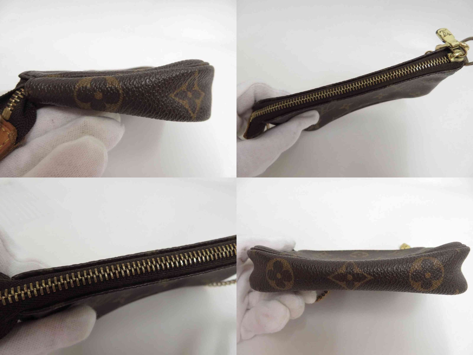 $845 2015 Louis Vuitton Monogram Mini Pochette Accessories SF2115
