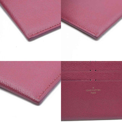 Louis Vuitton  Calfskin Pochette Felicie Card Holder Insert Fuchsia