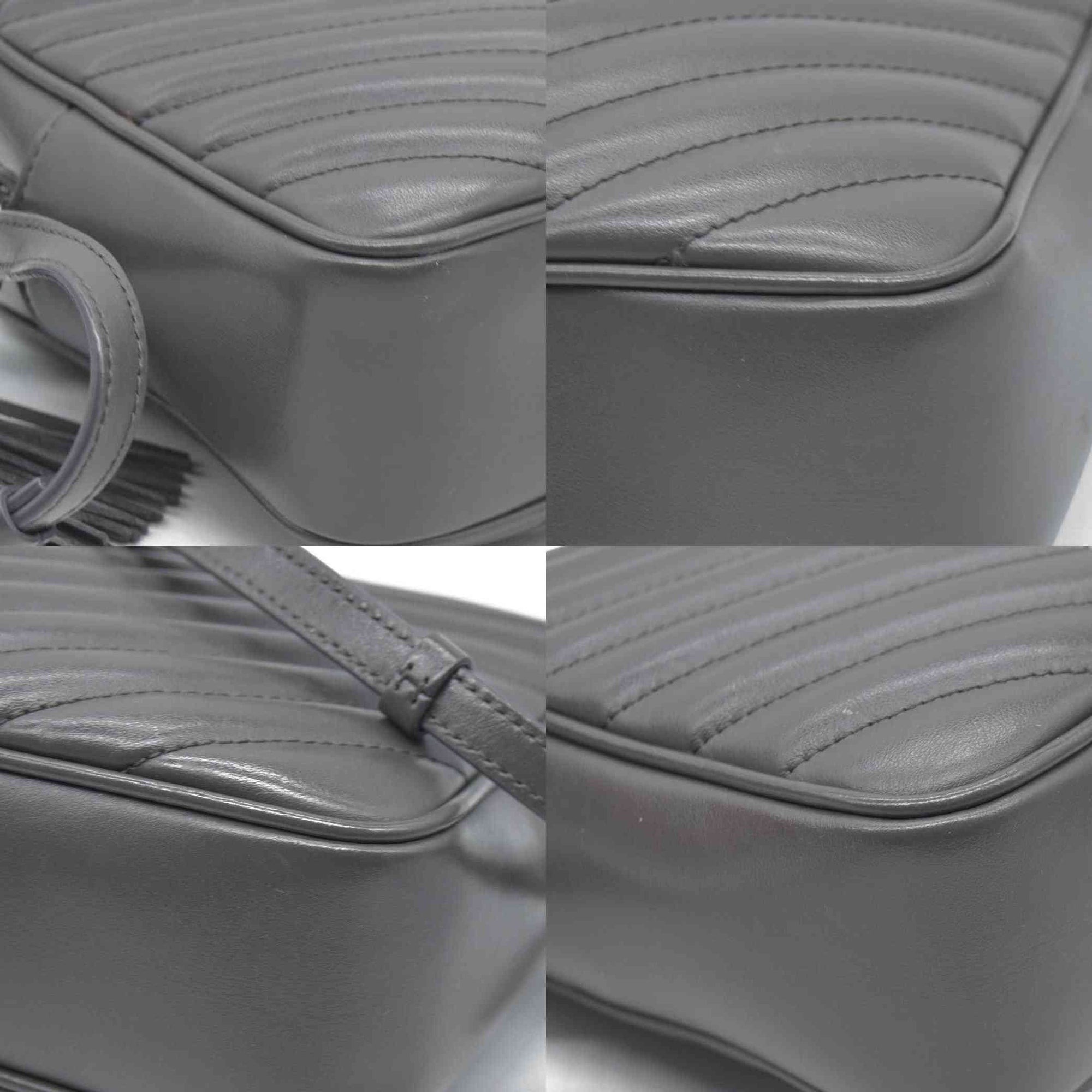 $1690 Saint Laurent Chevron Lou Camera